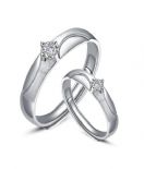 18K钻石戒指—男款