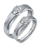 18K钻石戒指—男款